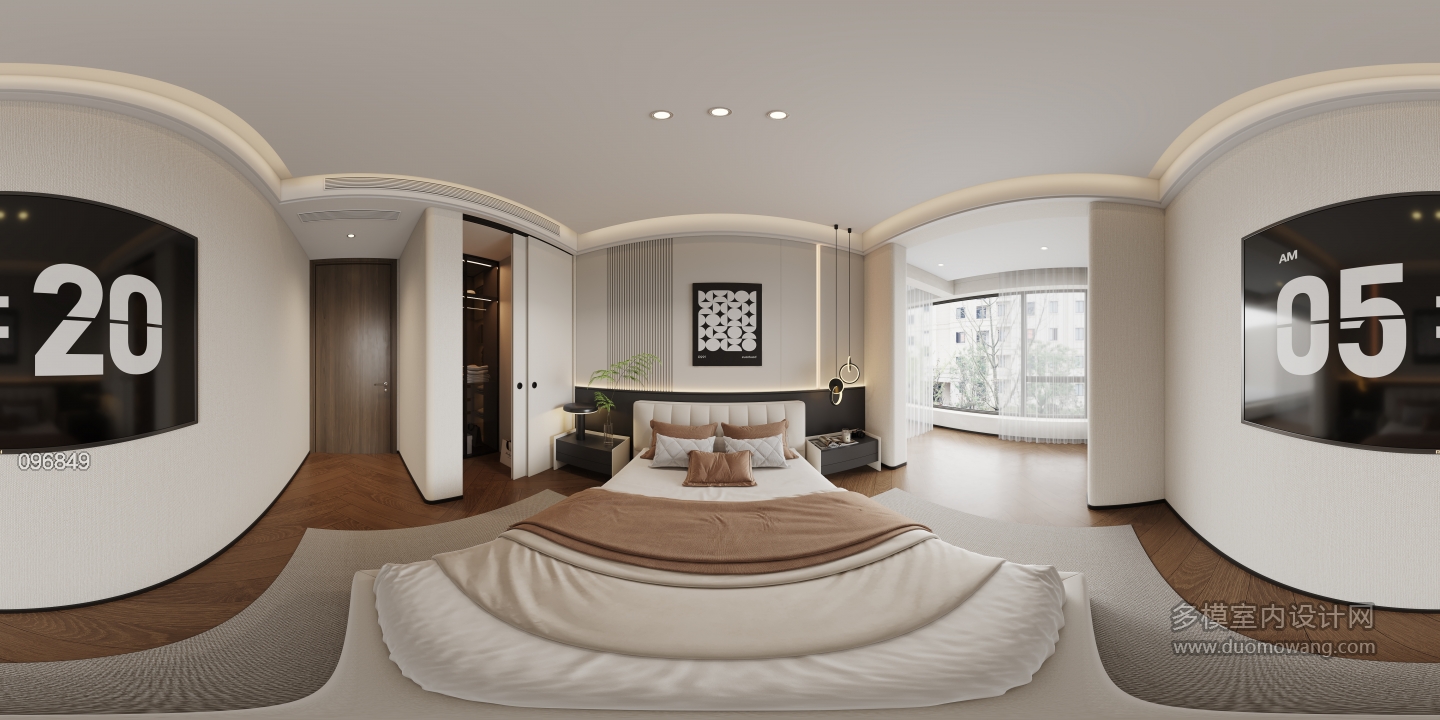 现代轻奢-男孩房全景