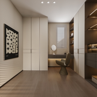 二层意式衣帽间