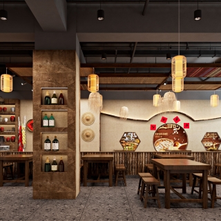 中式 古城味道全羊馆 大厅01