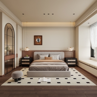 法式中古风主卧室