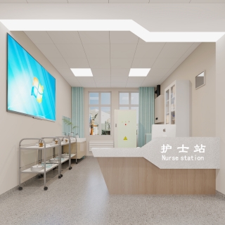 现代护士站特写