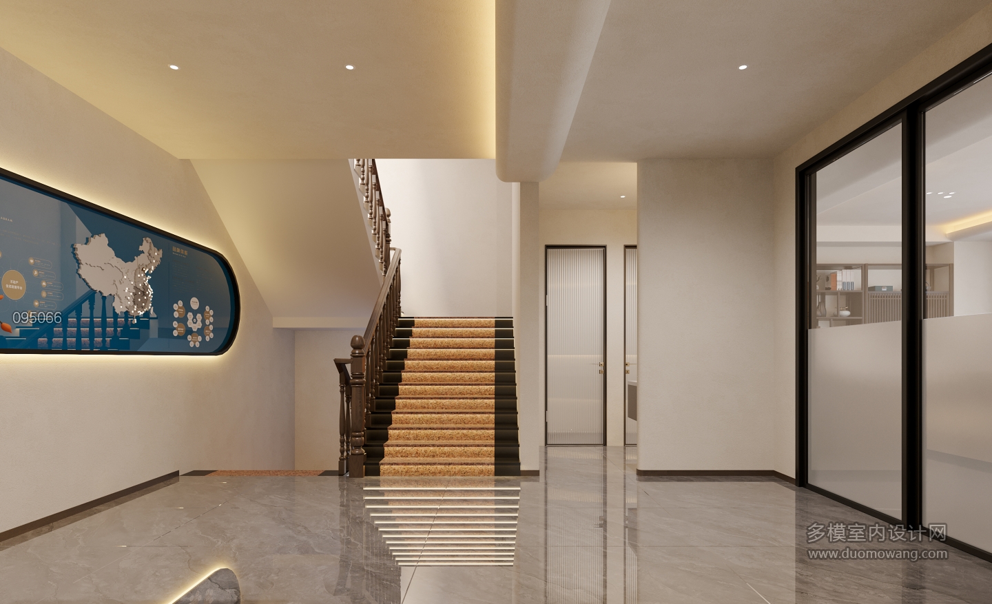 宋氏二层楼梯间