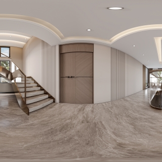 意式 2楼走廊全景