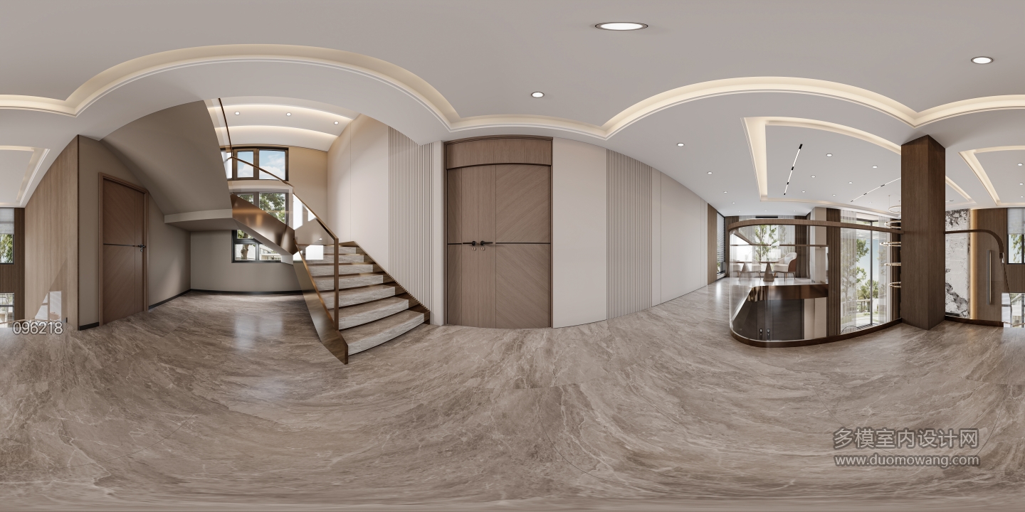 意式 2楼走廊全景