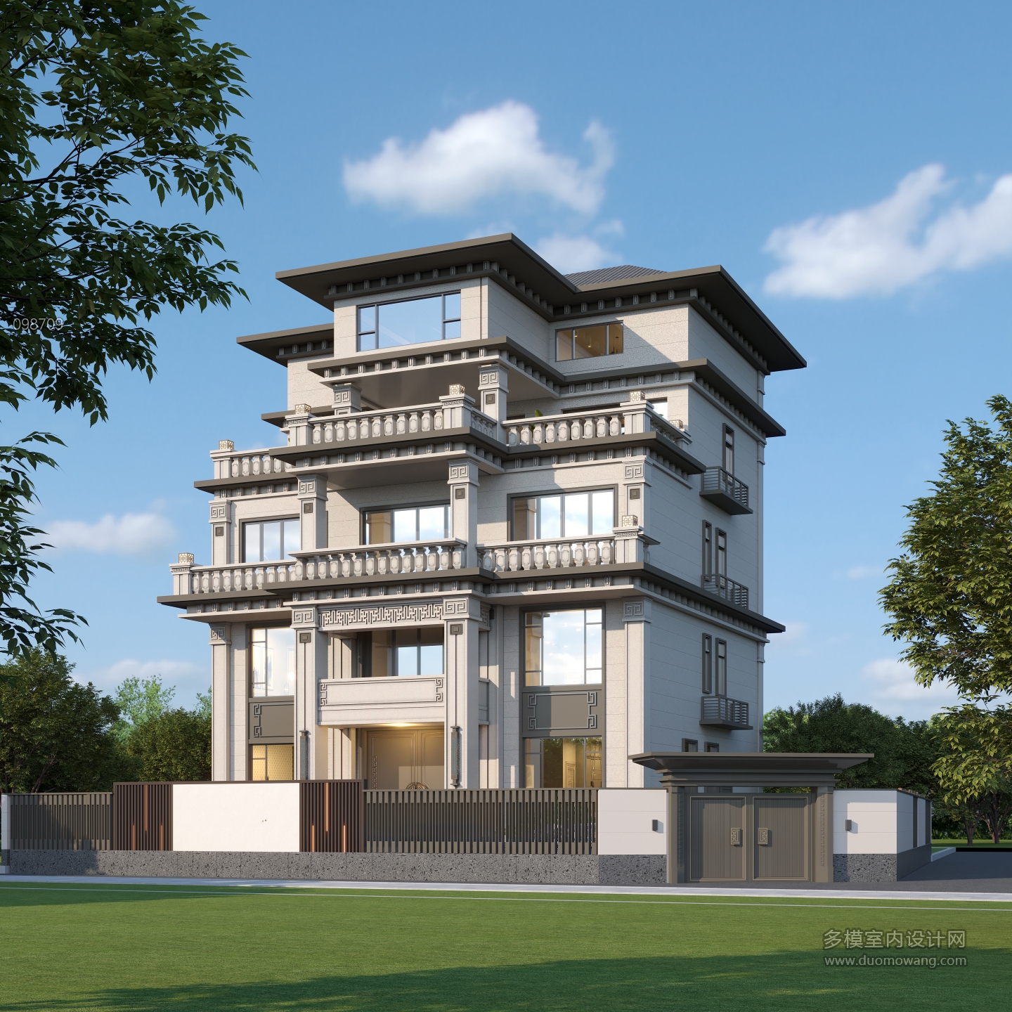 莆田自建房前透视