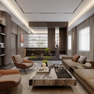 现代休闲会客厅1