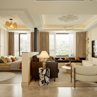 简欧家装客厅