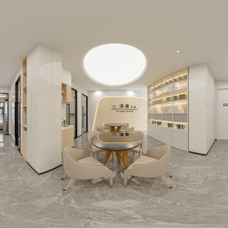 现代牙科诊所二层休息区