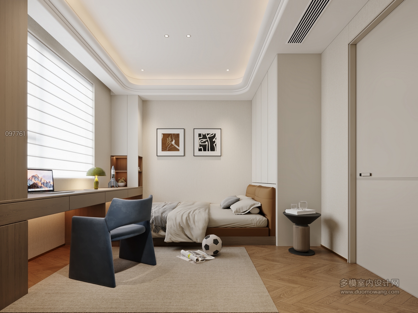 现代轻奢儿童房特写