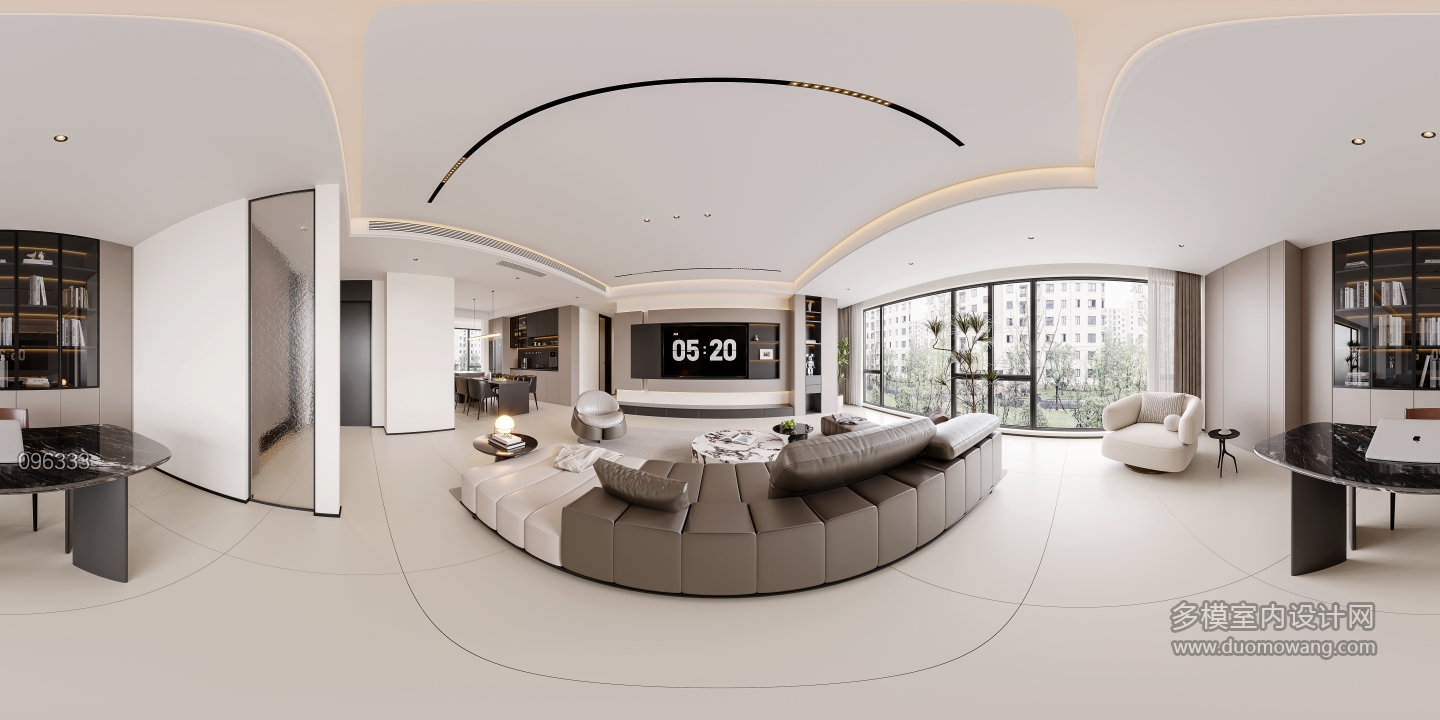现代客厅360