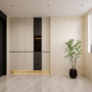 意式电梯间透视