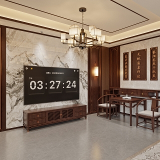 蓬塘熊总新中式别墅314_一层客厅001 拷贝