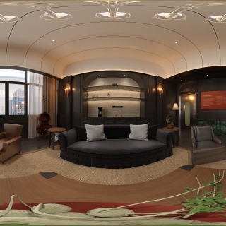 二层休闲区全景