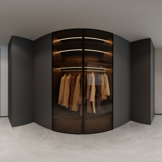 现代主卧衣帽间