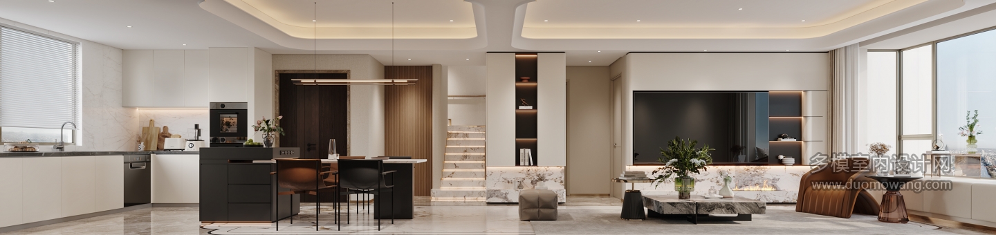 现代轻奢电视背景特写