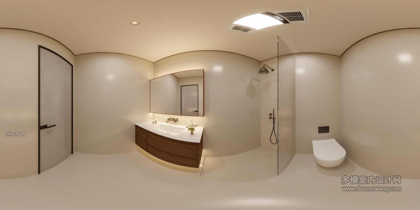 现代一楼客卫全景