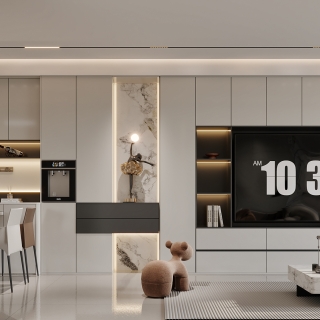 现代电视背景特写