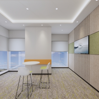 现代办公休闲区