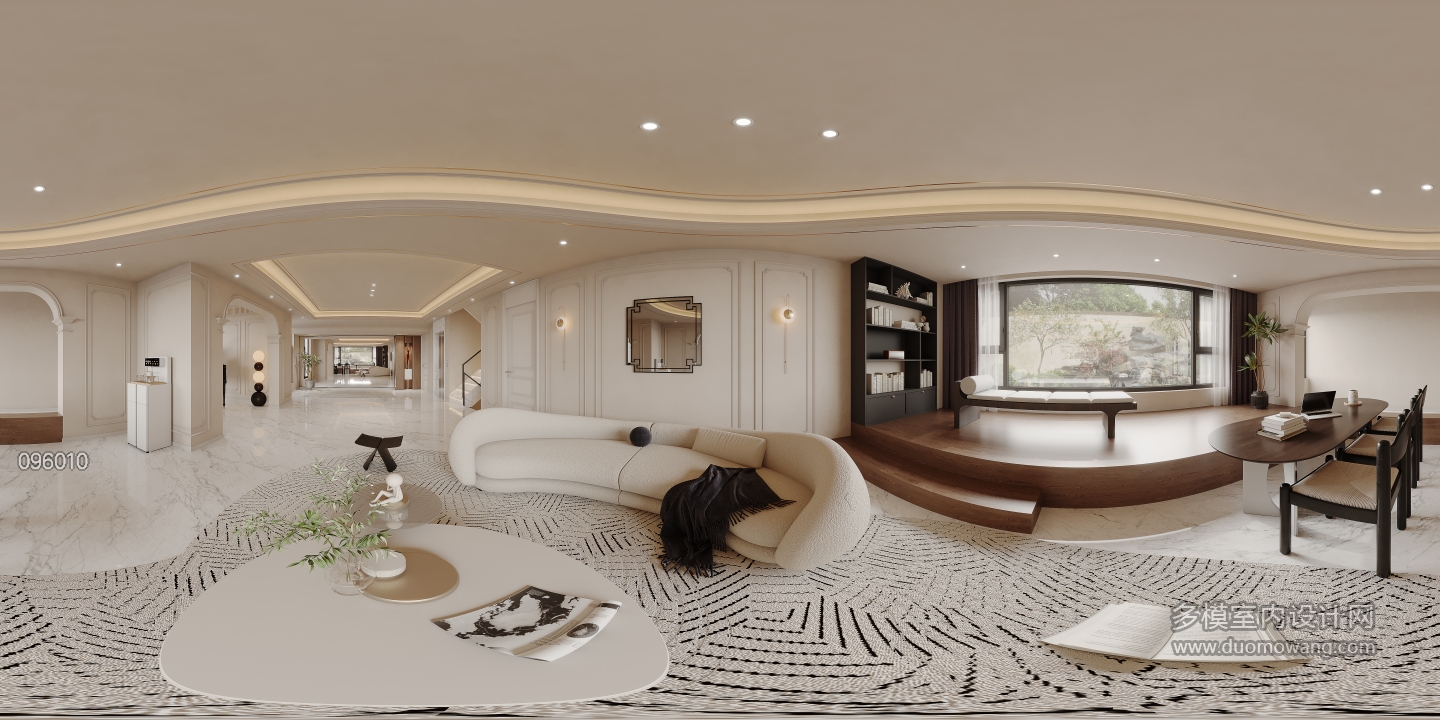 法式负一层客厅