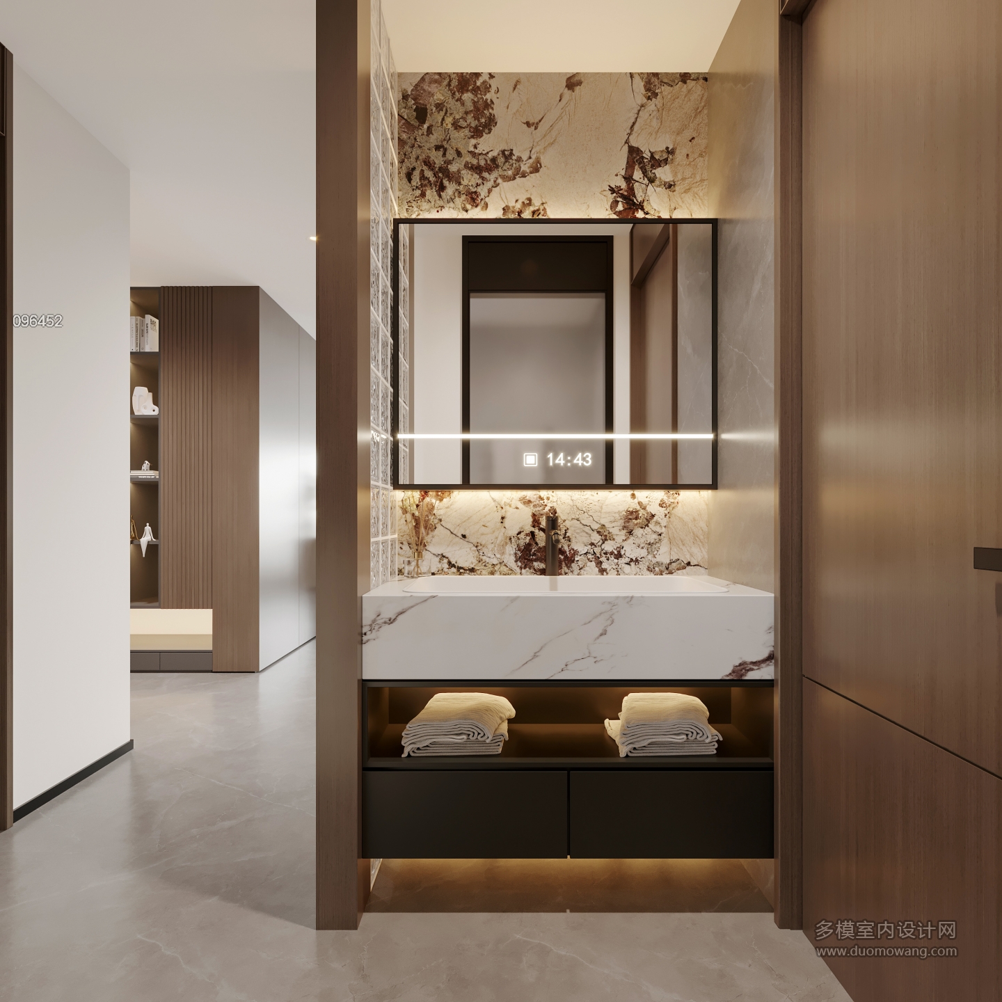 意式客卫洗漱区