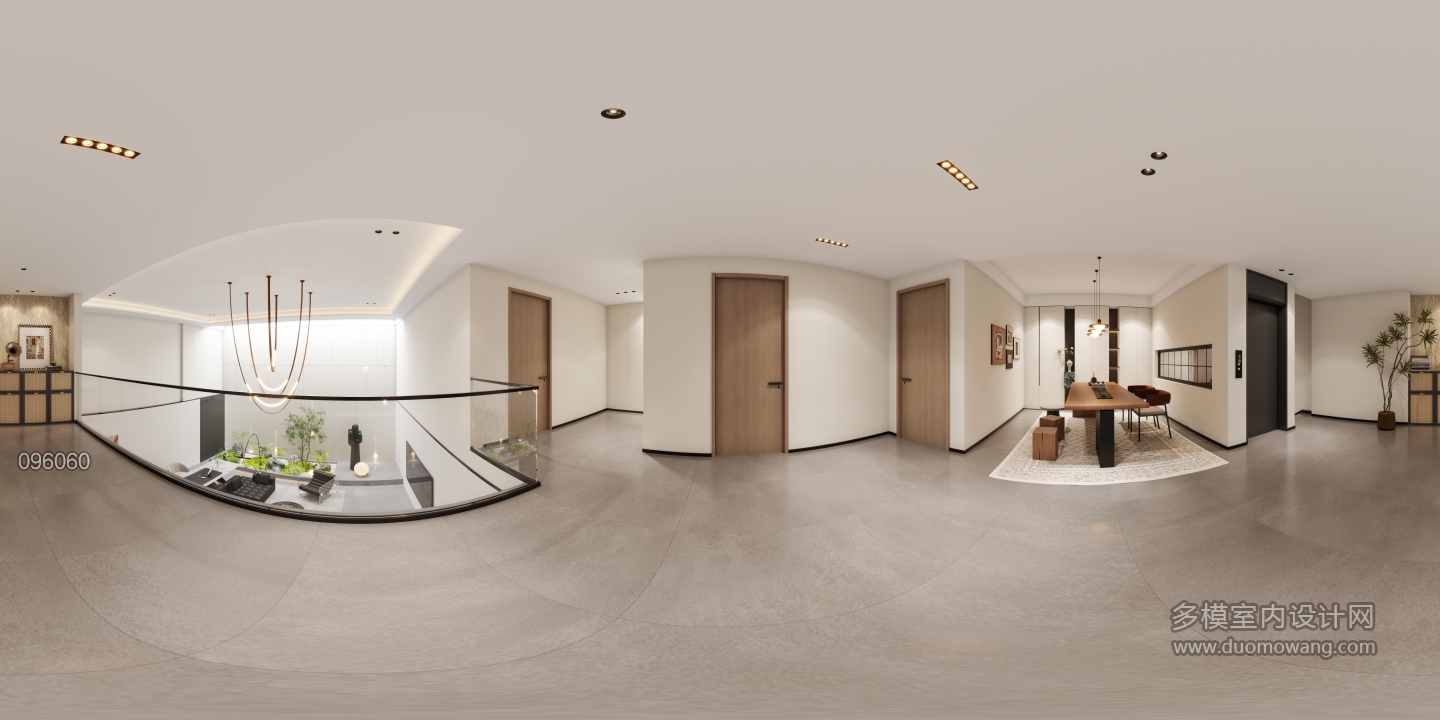 现代负一层全景