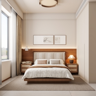 新中式卧室1