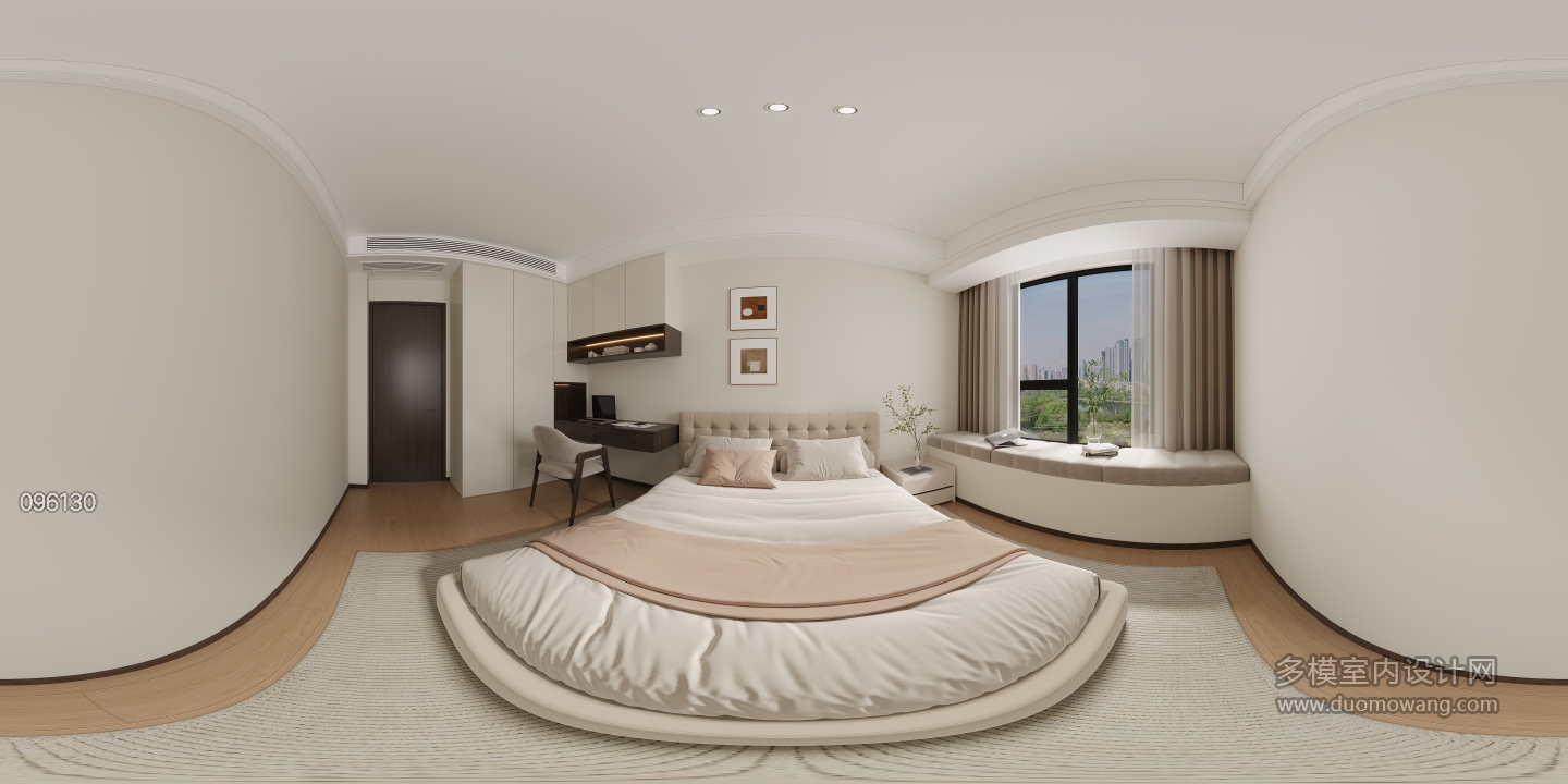 现代南次卧全景