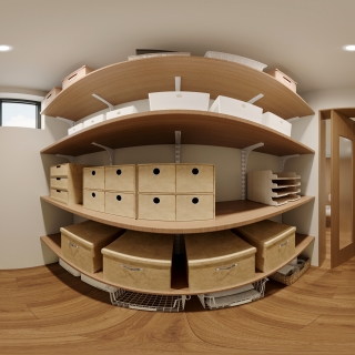 日式储物间全景