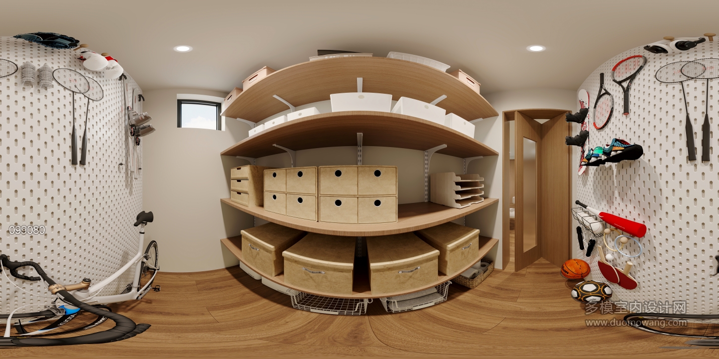 日式储物间全景