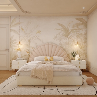 法式女孩房特写