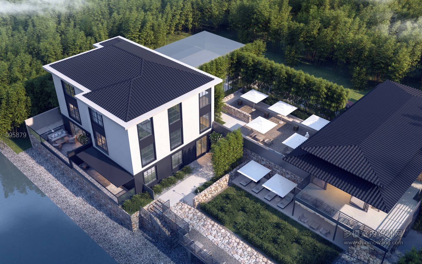 095879朱树凡U00003837透视图-别墅