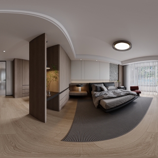 意式 2楼卧室全景