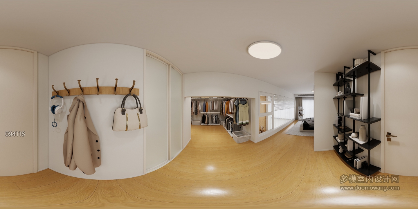 现代简约-长辈房衣帽间