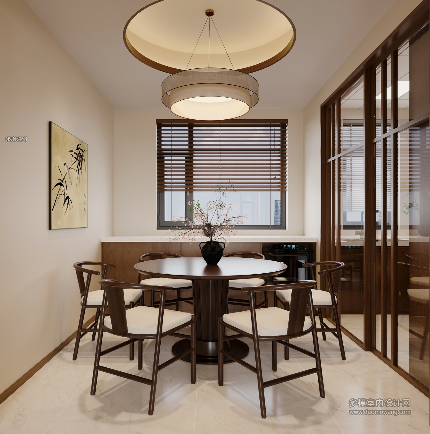 新中式餐厅单张