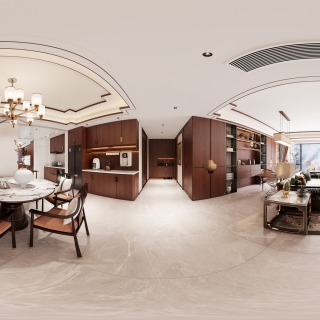 新中式客餐厅全景