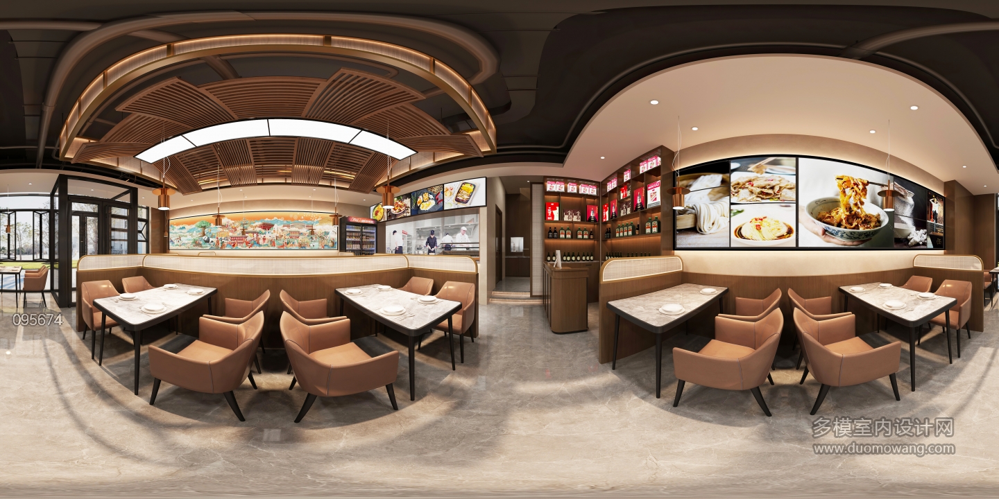 现代餐厅1F大厅 (1)