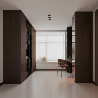 现代主卧衣帽间