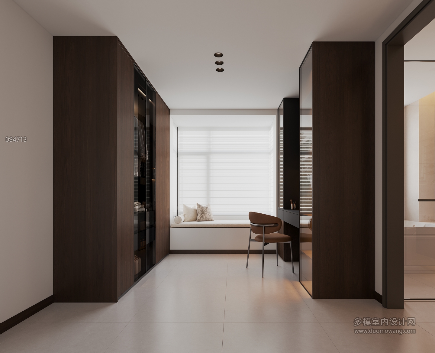 现代主卧衣帽间