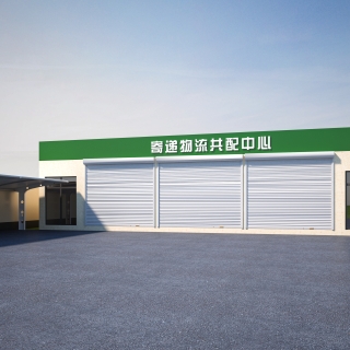 外立面方案1透视2