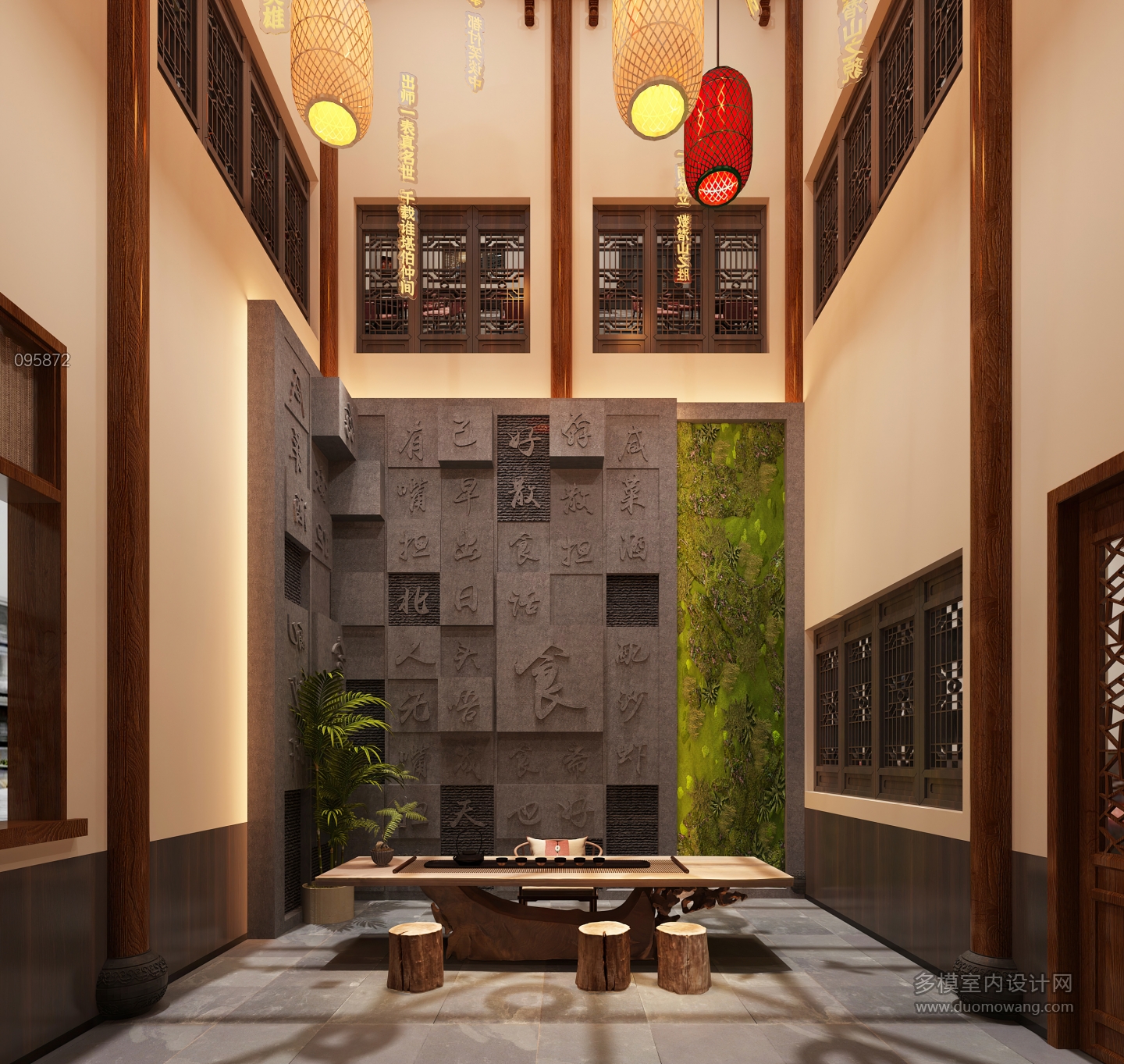 新中式潮汕火锅店接待大厅静态 (1)