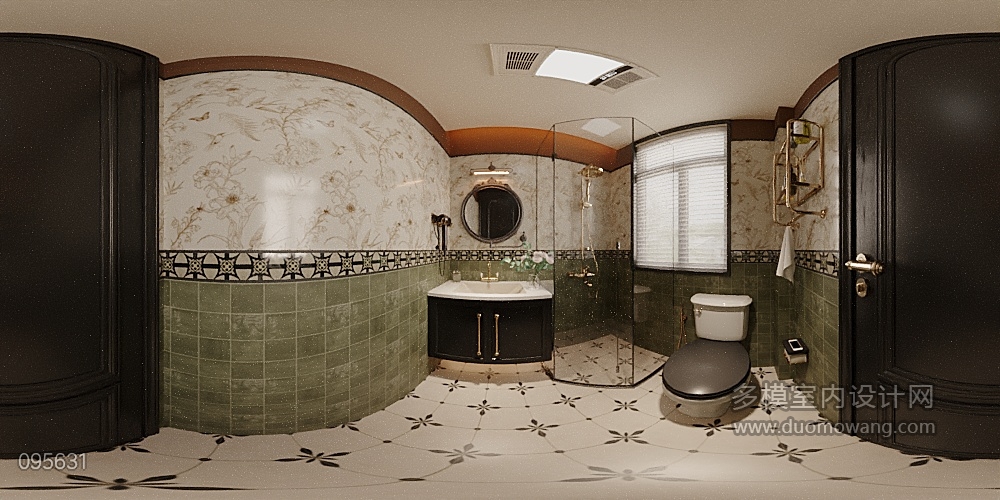 法式卫生间全景