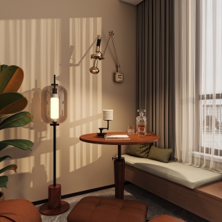 特写客厅休闲区