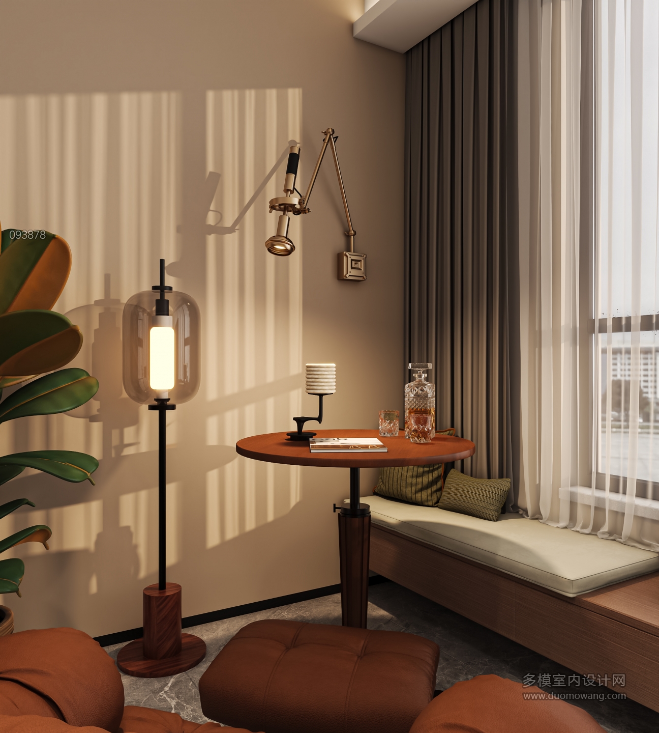 特写客厅休闲区