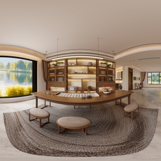 新中式二楼全景