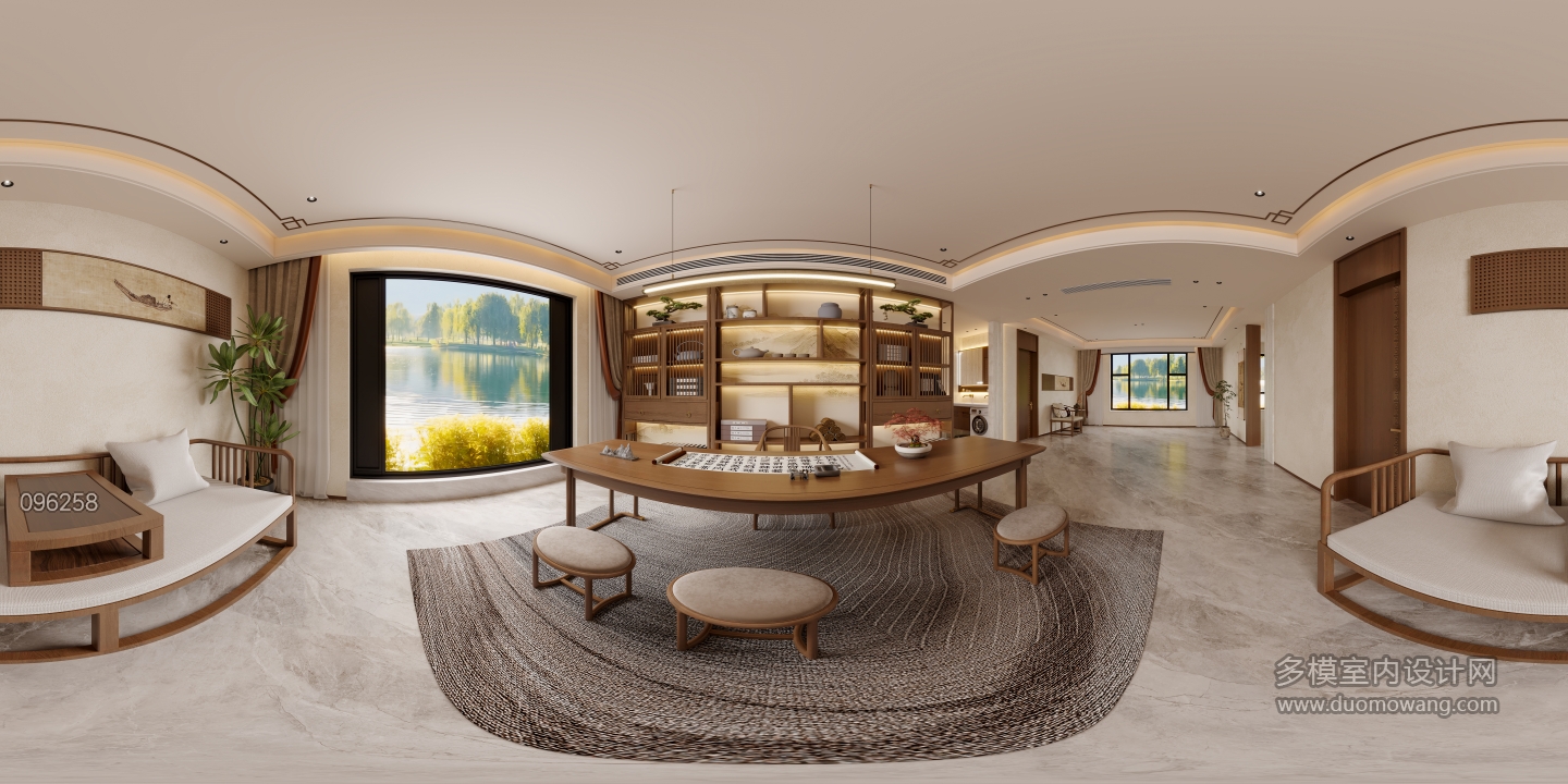 新中式二楼全景