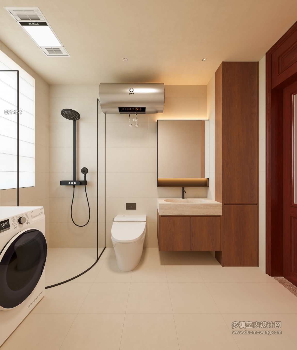 美式自然风客卫