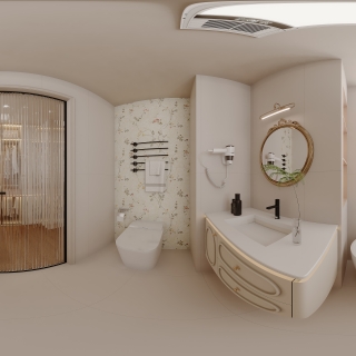 法式女孩房卫生间