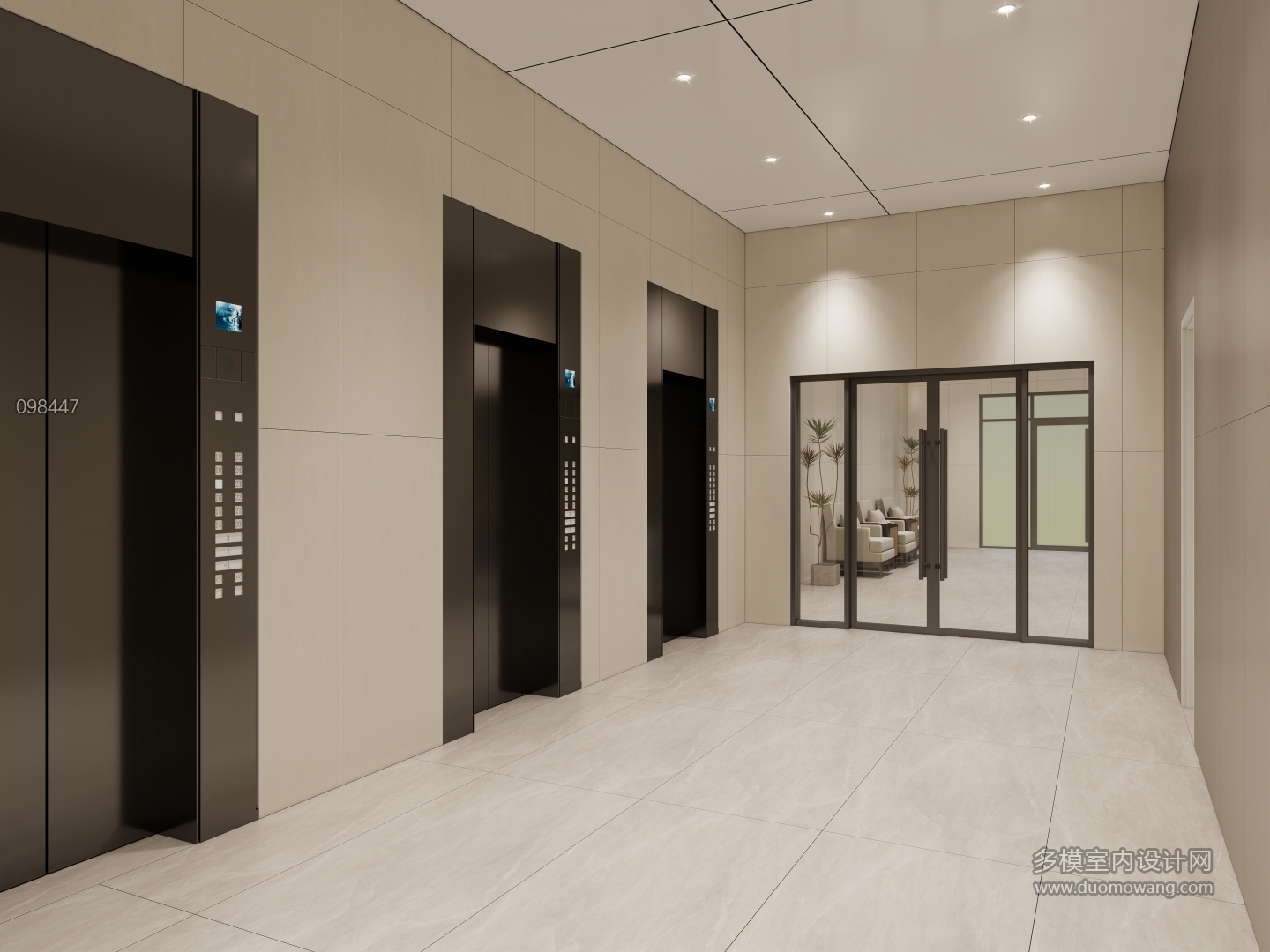 现代电梯厅