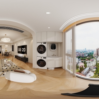 法式轻奢生活阳台