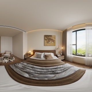 现代老人房全景